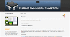 Desktop Screenshot of exodusemulator.com