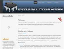 Tablet Screenshot of exodusemulator.com